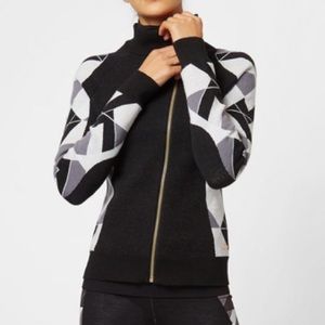 Sweaty Betty merino zip up